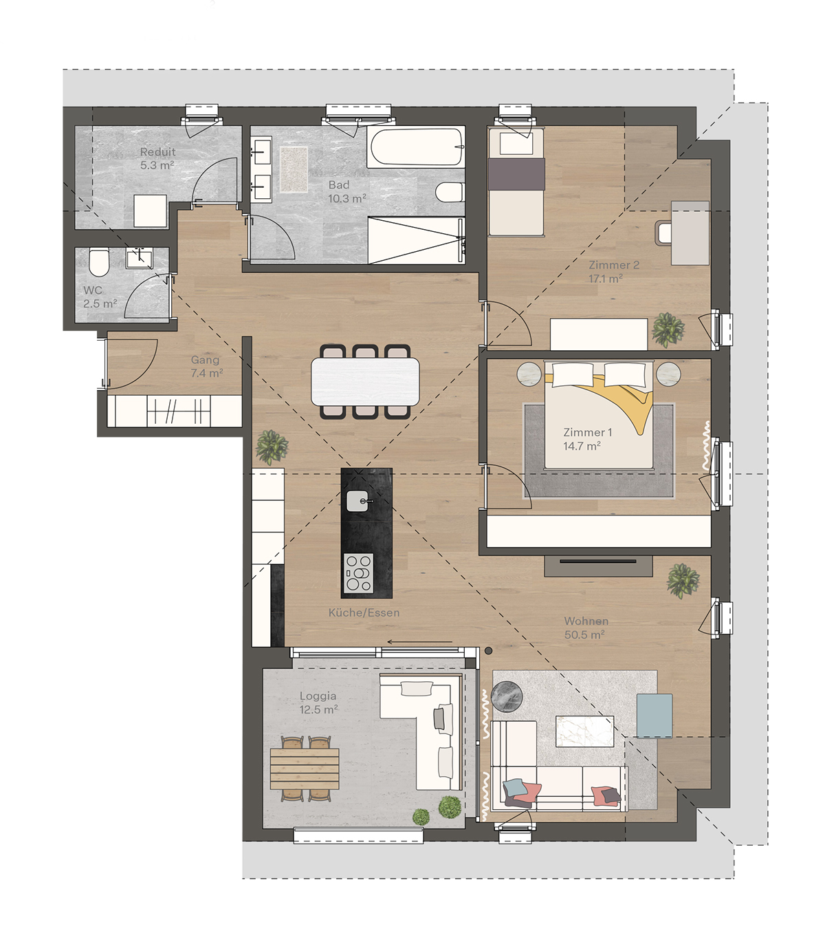 Grundriss 3-5-zwg-a7