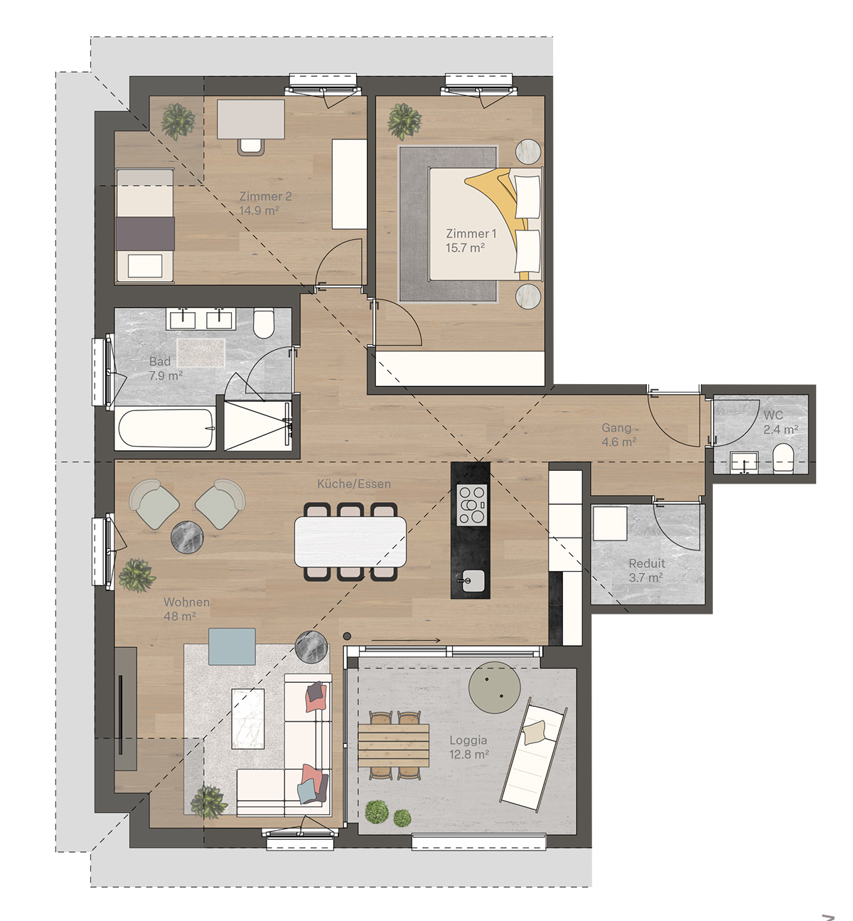 Grundriss 3-5-zwg-b8