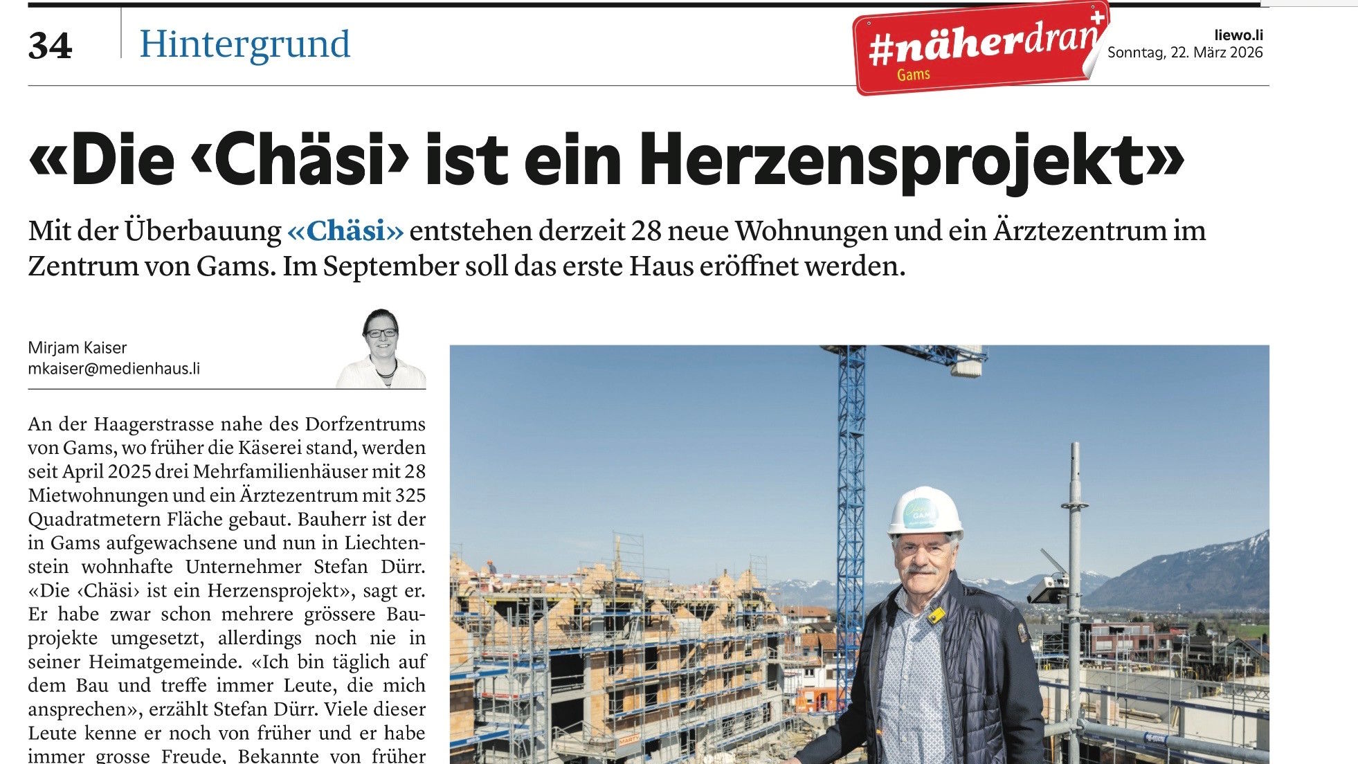 Die Chäsi ist ein Herzensprojekt